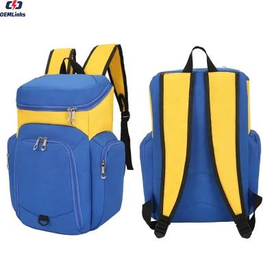 China Functional Team Sport Volleyball Basketball Soccer New School High Quality Black Premium Backpack for sale