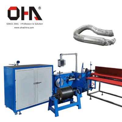 China Factory OHA HVAC CONDUIT Brand Aluminum Flexible Duct Forming Machine LR-600 for sale