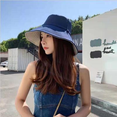 China Mujer 100% Custom Bucket Hats Women sombreros de playa designer anti beach summer image UV cotton hat for sale