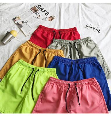 China Factory Price Anti-Wrinkle Men's Summer Cheap Casual Beach Wear Solid Color Wholesale Men's Swim Mesh Sport Gym Shorts for sale