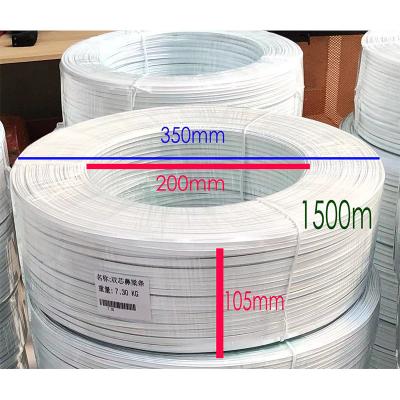 China Used to make disposable masks/surgical masks/medical masks factory pp strip nose bar bridge plastic thread for sale