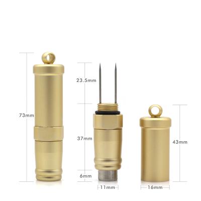 China Portable Tool Cigar Puncher Twin Needle Cigar Nubbers Cigar Accessories for sale