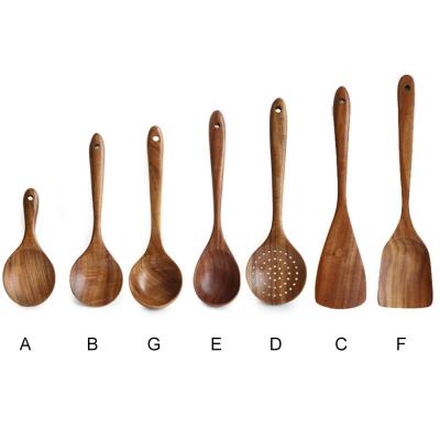 China Amazon Hot Sale Handmade Natural Teak Wood Cookware Set for sale