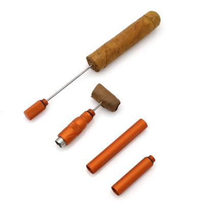 China 3-In-1 Metal Cigar Needle&Punch With Round Long Cigar Cutter Size Cigar Suction Tools for sale