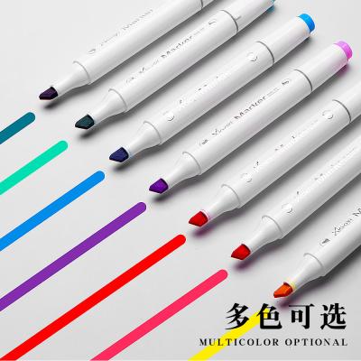 China Office Art Twin Markers Pen High Quality Double Ended Low Alcohol Marker Set For Kids for sale