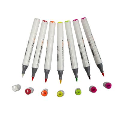 China School 100 Colors Artist Markers Animation Design Marker Pen Alcohol Based Set for sale