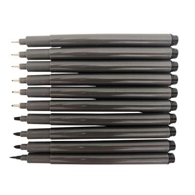 China Body: pp tip: professional metal+nylon fine tip waterproof art marker Fineliner pen for sale