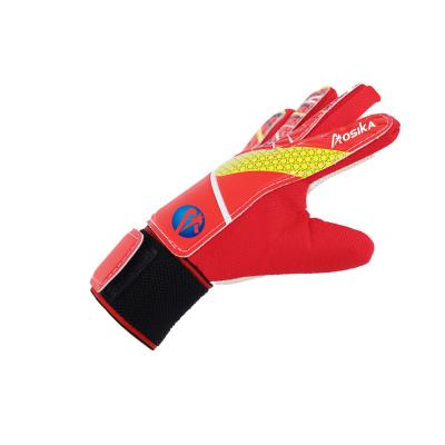 China finger & Professional Custom Logo Soccer Gloves Slip Proof Thumb Protection Football Gloves Goalkeeper For Kids for sale