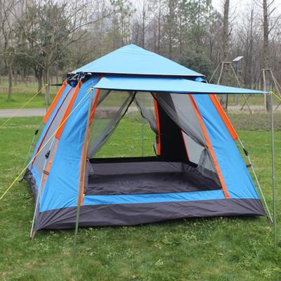 China Durable Folding 2-4 Person Glamping Hiking Waterproof Outdoor Camping Automatic Beach Travel Tent for sale