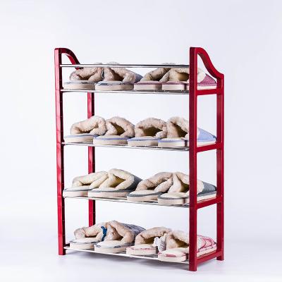 China Convertible Still Customized Wholesale Iron Shoe Rack For Narrow Spaces Shoe Rack Rack for sale