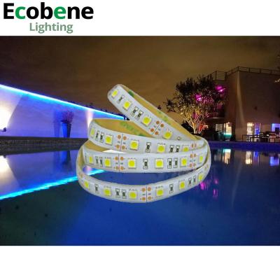 China LANDSCAPE factory price smd 5050 ip68 5m/roll led accessible flexible strip RGB LED light strip for sale