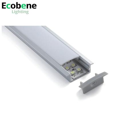 China Decorations China led ceiling light 6063 aluminum extruded profile for led strip light project for sale