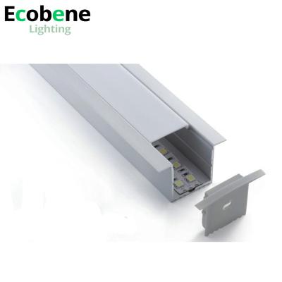 China Decorations Linear Led Strip Ceiling Aluminum Profile 6000 Series Recessed For Led Light Bar for sale