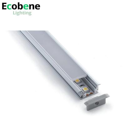 China Decorations Led Strip Light Radiator Fixture Aluminum Channels Led Alu Profile Flooring for sale