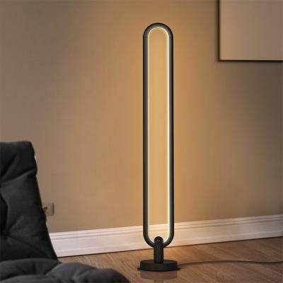 China Modern Modern Graphite Bedroom Simple Light RGB Floor Color Changing Smallest Corner Minimum Bracket Floor Lamp for sale