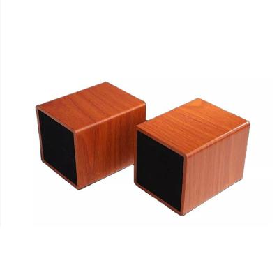 China Best Selling OEM 3D Stereo Surround AirPlay - Sound Speakers Small Bluetooths Wooden Wireless Portable BT Speaker Box for sale