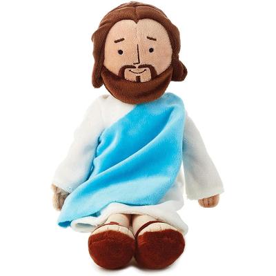 China 13 Inch Eco-Friendly My Savior Jesus Stuffed Plush Doll Toys From Jesus Plush Classic Christ Religious Of Friend God With Smiling Religious Party for sale