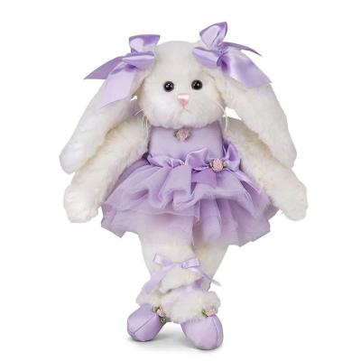 China Custom Eco-Friendly Bunny Stuffed Toy Snowflake Rabbit Cute Cartoon Stuffed Animals Rabbit Plush Dolls & Toys For Gift 15 Inches for sale