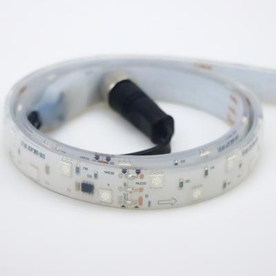 China LANDSCAPE Waterproof 60w Rohs 60Ft 5050 RGB Profile Light 6mm Wide Dreamcolor Pixel Led Flexible Strip Lights for sale