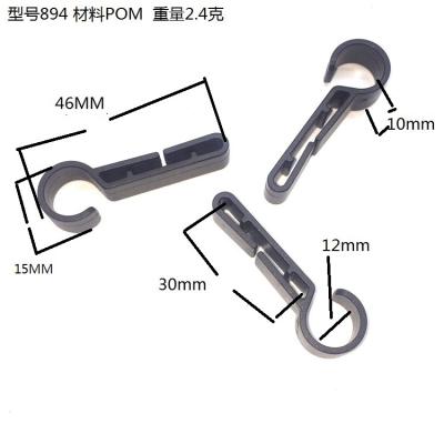 China Eco-friendly Non-slip Fixed Buckle Fixed Buckle Headlight Helmet Safety Hook Buckle Plastic Headlight Strip Hook for sale