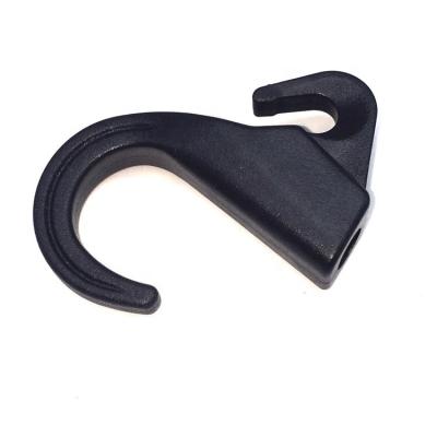 China New factory design eco-friendly accessories bag custom color hook clips black plastic bag buckle for camera strap for sale