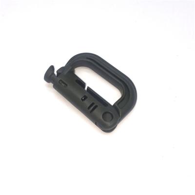 China Outdoor Working Plastic Military Rise Carabiner Mounting Snap Hook for sale