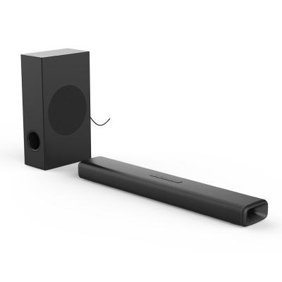 China Wholesale LED TV Soundbar Flashing Light Sound Home Audio Bar with Active Subwoofer Speaker Radio Home Theater System for sale