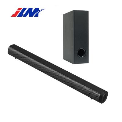 China Mini System A Popular Super Bass 2.1 Channel Sound Bar Home Radio Soundbar With Subwoofer for sale