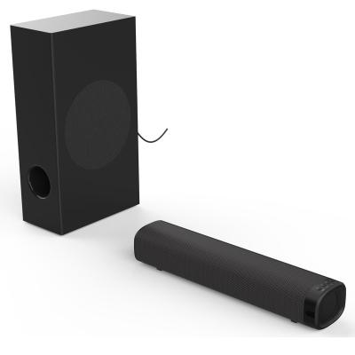 China Mini System Home Theater Speaker System Sound Bar For TV And Mini Home Theater Wireless Blue Tooth Soundbar Black Box With Subwoofer for sale