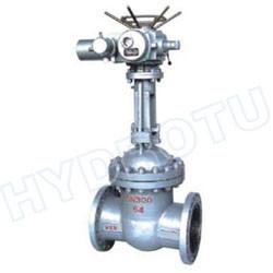 China DN50 - 1600 mm Electric / Manual Drived Flanged Gate Valve / Sluice Valve for sale