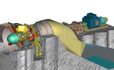 Cina Tipo basso turbina dell'acqua a monte S di idro in vendita