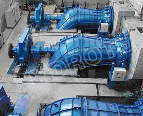 China Laagwaterhoofd horizontale Kaplan Hydroturbine 0,1 MW - 5 MW Te koop