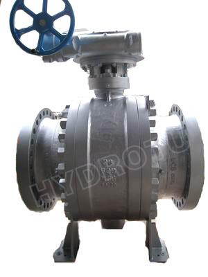 China 0.6 - 10.0 Mpa, Dia. 50 - 1000 mm Spherical Valve, Ball Valve, Flanged Globe Valve drived by Motor Control for sale