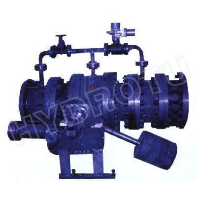 Chine DN300 - 2600 millimètres de contre- poids hydraulique ont bridé robinet d'arrêt sphérique/valve sphérique de /Ball de valve à vendre