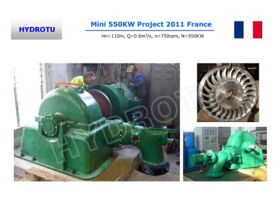 China De middelgrote Hoofd Kleine Hydroturbine van Turgo/Waterturbine met Generatorgouverneur And Electrical Device Te koop