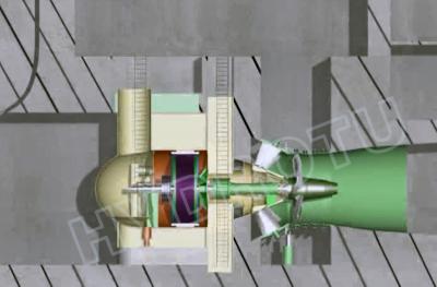 China Lâminas fixas/turbina de impulso ajustável de Pelton das lâminas para a cabeça da água 2m-20m à venda