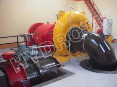 China 500KW Hydropower project  Francis Hydro Turbine , Horizontal Francis Water Turbine for sale