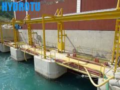 2MW vertical shaft Kaplan hydro turbine/water turbine running