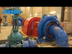 Francis turbine running in Hydropower Station