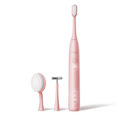 China Fashion.eco-friendly Premium Soft Bristle Electric Toothbrush 3 Pieces Sensitive Teeth Cleaning Oral Dental Toothbrush for sale