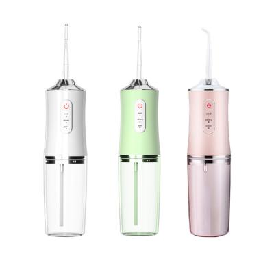 China ABS Housing Rotating Water Flosser Usb Water Pick Teeth Cleaner 3 Modes Portable Rechargeable Dental Cordless Irrigator Tooth Pick for sale