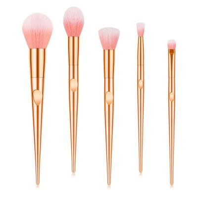 China Luxury Makeup Brush Gradient Color Private Label Synthetic Make Up Base Eyeshadow Vegan Rainbow Makeup Portable Makeup Brush Wholesale for sale