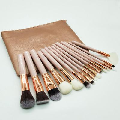 China Angular Blush Custom Private Label Full Set Of Makeup Brushes for sale