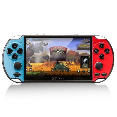 China Handheld Game Console 5.1 Inch HD Screen Item 10000 Games X7 Plus Portable MP5 Player Classic Pocket Game Box Machine 5.1