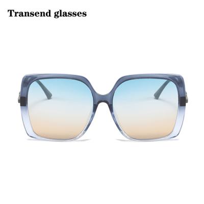 China Stunning New Fashion Sun Glasses Women Square Frame Metal Frame Fashion Sunglasses Driving Anti-UV Polarized Sunglasses for sale