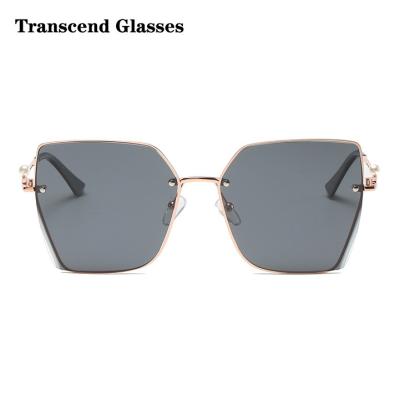 China Fashion Sunglasses 2022 New Uv400 Polarized Super-Big Frame Sun Glasses Oversized Square Women Glasses Sunglasses for sale