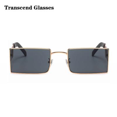 China High Quality Designer Square Metal Designer Fashion Sunglasses Retro Sun Glasses Wide Leg Punk Sunglasses 2022 Men Women for sale