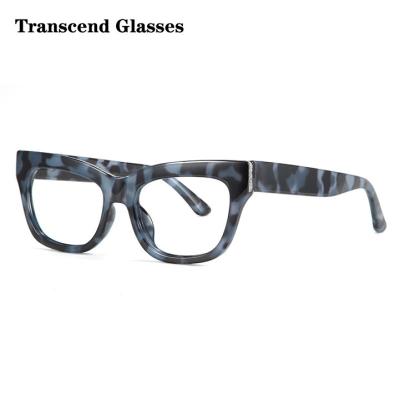 China Cheap PC fashion tr90 plated diamond cats reading galasses for women costom logo 5665 for sale