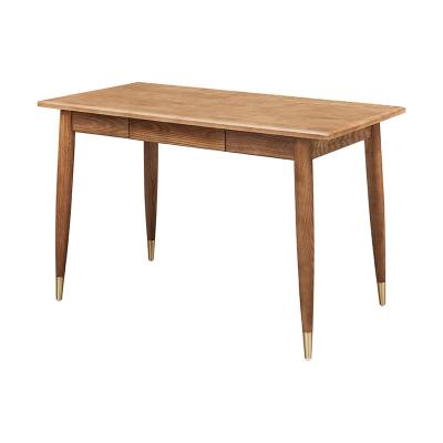 China Modern Rectangle Writing Table Solid Wood Home Office Study Computer Desk Table for sale