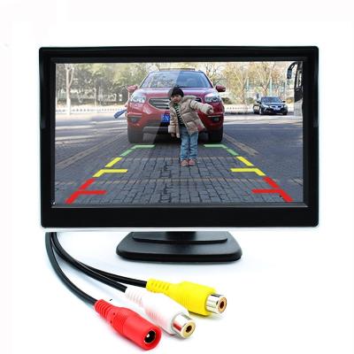 Chine 16 / 9 configuration de couleur de la fréquence RVB de View Monitor 2.4GHz d'arrière de la voiture 800*480 à vendre